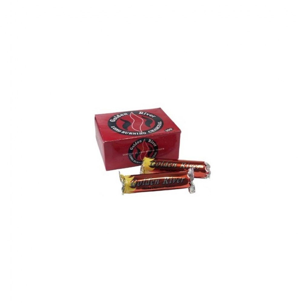 Carboncini per narghilè/Shisha - Golden River - 33mm Carboncini per narghilè/Shisha - Golden River - 33mm