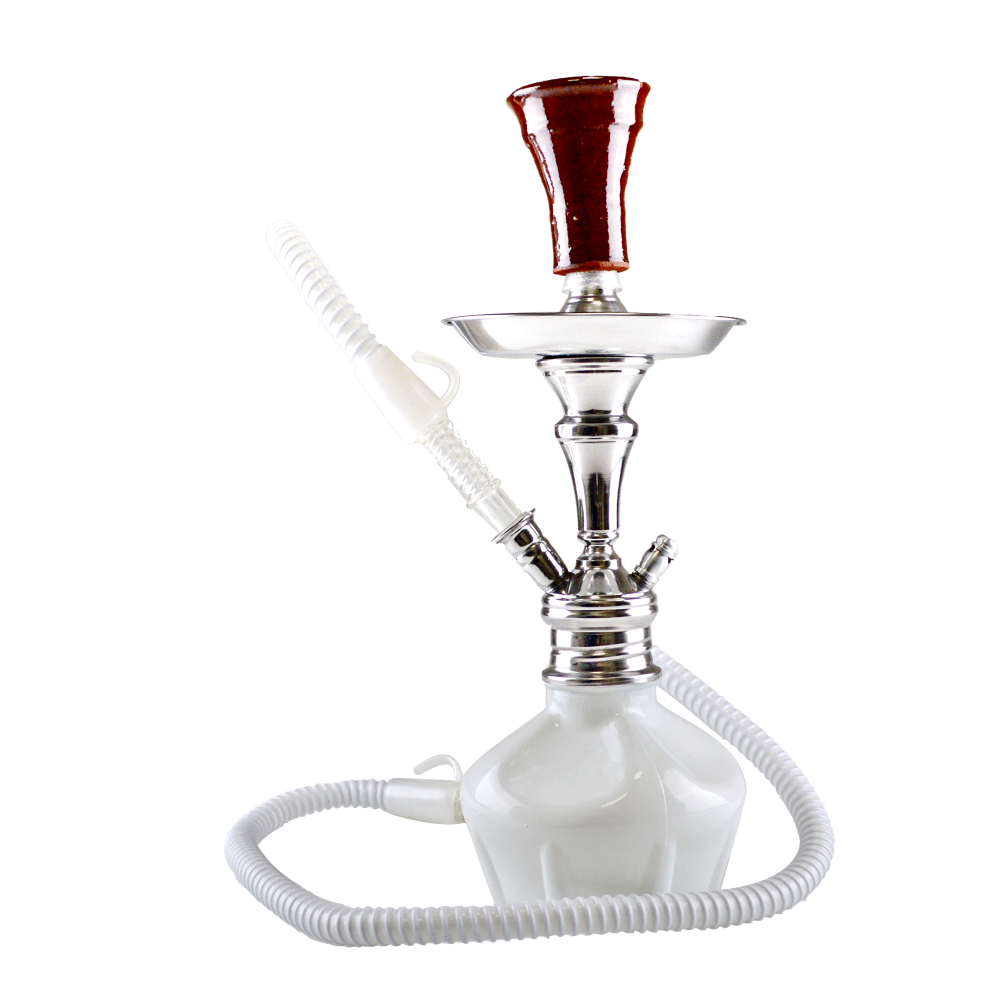 Narghilè - Shisha - "Exagon" Bianco - h 32cm Narghilè - Shisha - "Exagon" Bianco - h 32cm
