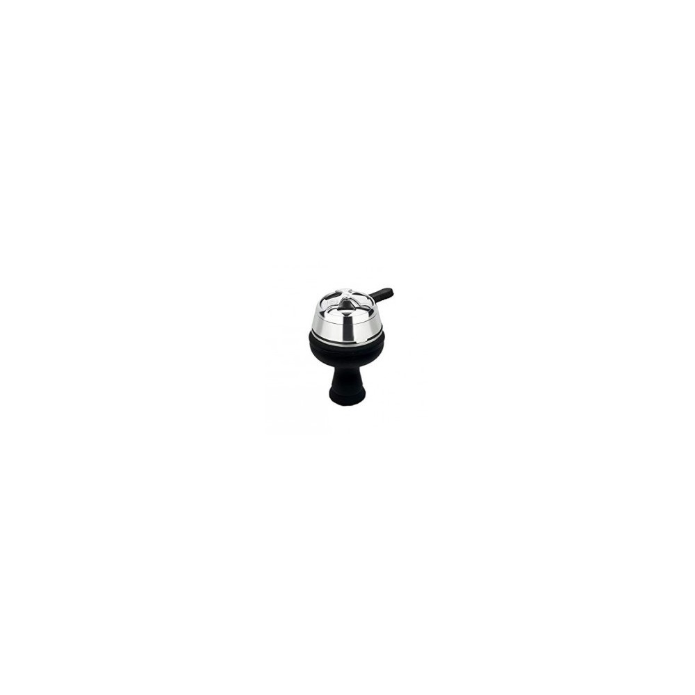 Bocchino Per Narghilè DILAW In Carbonio E Acciaio Inox V2A: Leggero, Robusto Ed Elegante, Lunghezza 38 Cm