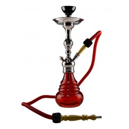 Narghilè - Shisha - " Barcelona" Rosso - h 48cm