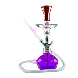 Narghilè - Shisha - "Exagon" Viola - h 32cm