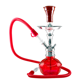 Narghilè - Shisha - "Exagon" Rosso - h 32cm