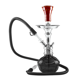 Narghilè - Shisha - "Exagon" Nero - h 32cm