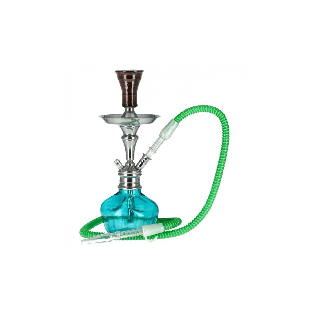 Narghilè - Shisha - "Exagon" Verde Acqua - h 32cm