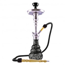 Narghilè - Shisha - "Istanbul" Nero - h 56cm