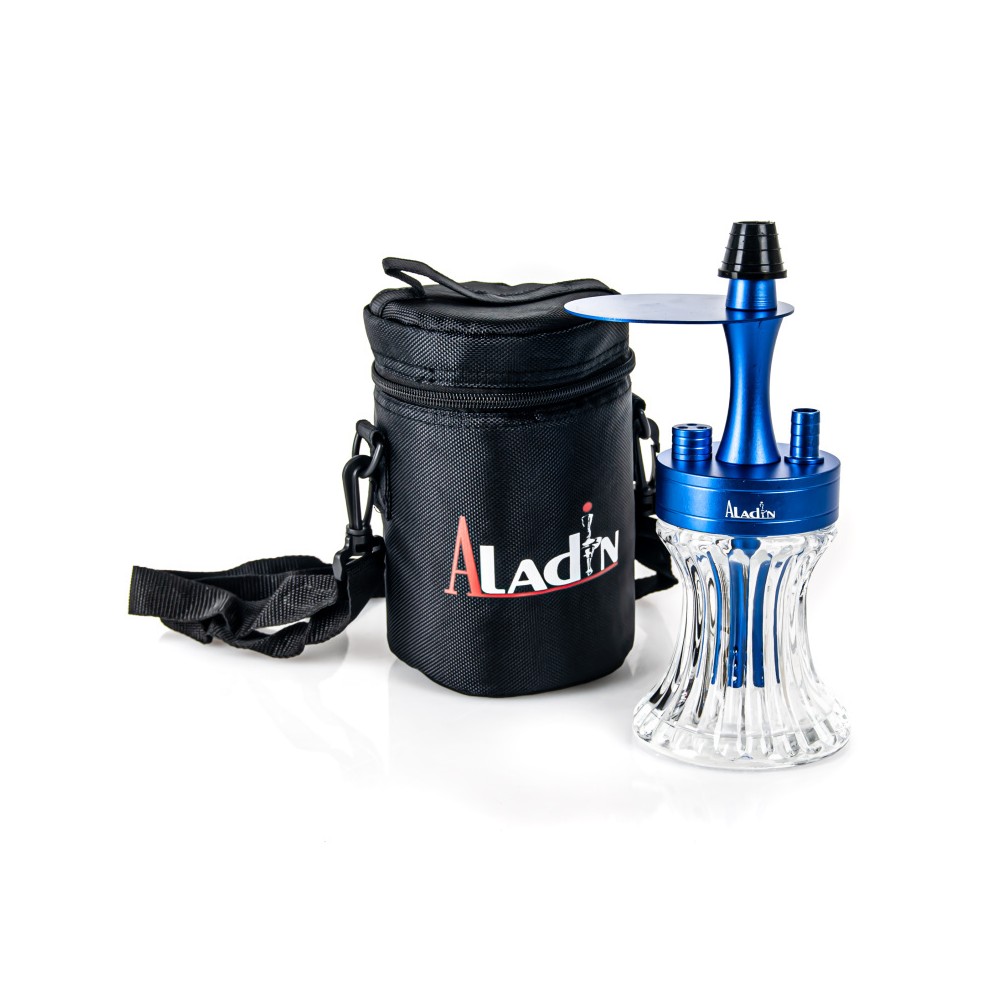 Narghilè - Shisha - Aladin 2 Go - con borsa - Blu