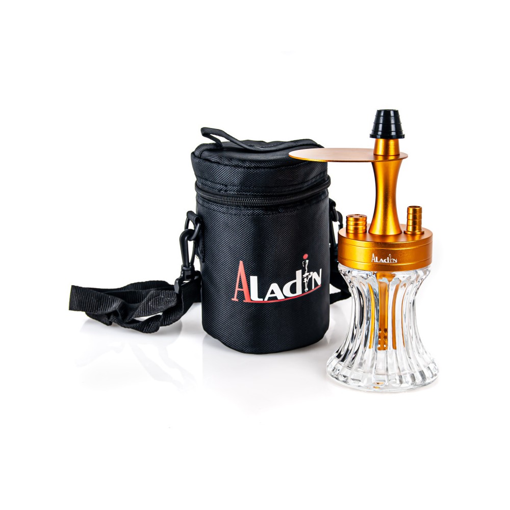 Narghilè - Shisha - Aladin 2 Go - con borsa - Oro