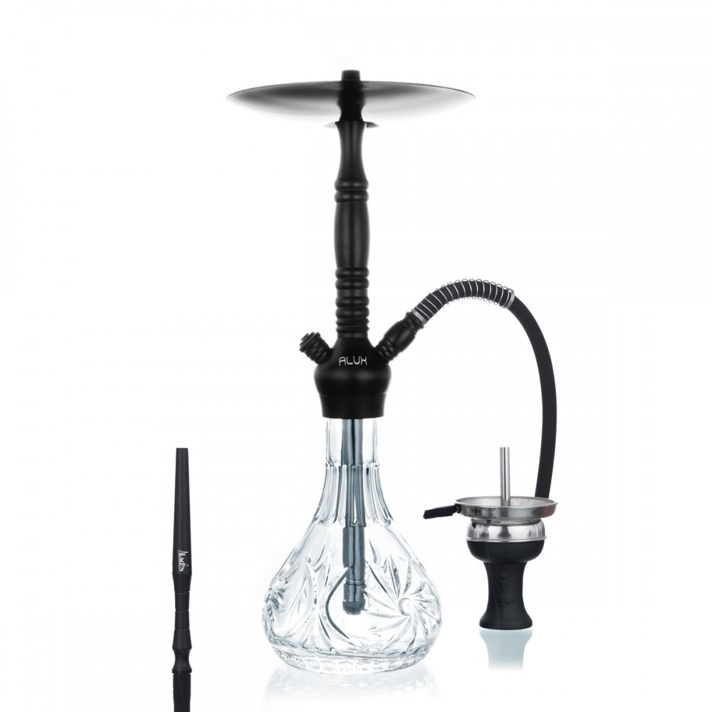 Narghilè - Shisha - Aladin Alux - M5 - Black - h 47cm