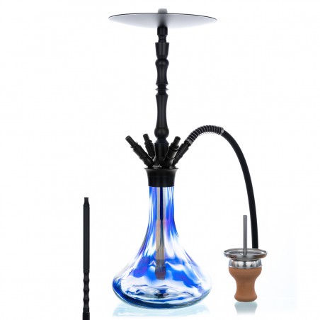 Narghilè - Shisha - Aladin Alux - M4 - Blue - h 62 cm