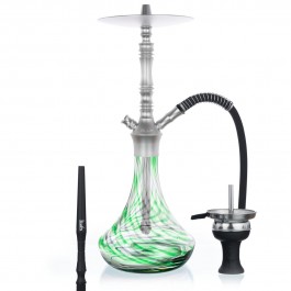 Narghilè - Shisha - Aladin Alux - M2.1. - Green - h 54 cm