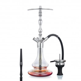 Narghilè - Shisha - Aladin MVP500 - Rosso & Trasparente - h 50cm