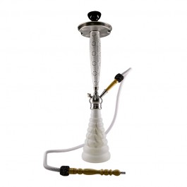 Narghilè - Shisha - "Logo" Bianco - h 80cm