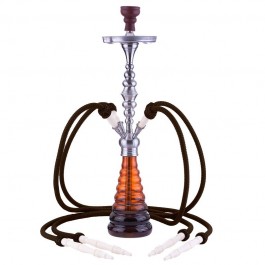 Narghilè - Shisha - "Argentina" Rosso-Arancione 4 canne - h 76cm