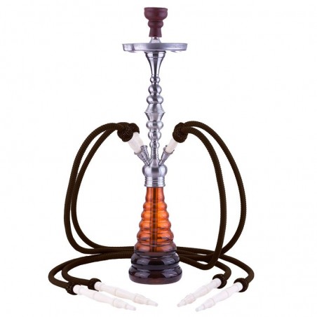 Narghilè - Shisha - "Argentina" Rosso-Arancione 4 canne - h 76cm